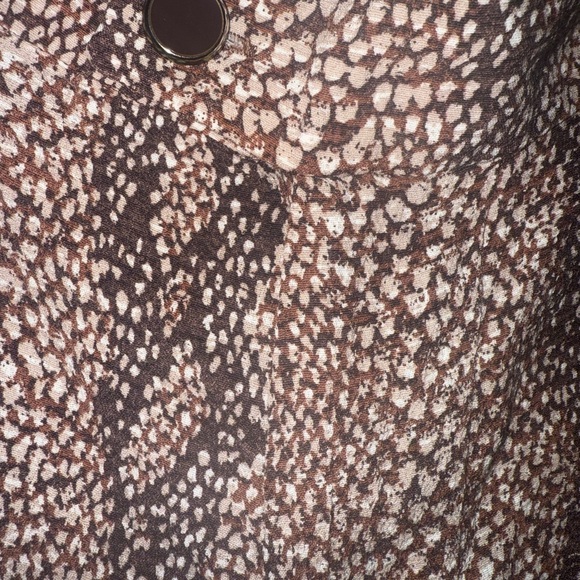 Anthropologie Black and Tan Patterned Wide-Leg Pants - Picture 3 of 4